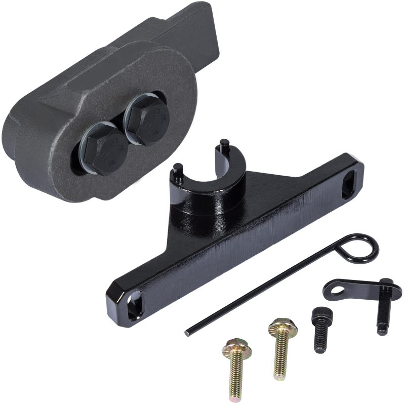 Bonbo Heavy Duty 2801 Flywheel Holder Flex Plate Lock Tool for Replacing Timing Chain + 7676 Oil Seal Repair Kit with Balance Shaft & Oil Pump Alignment Tool Set for BMW 1 2 3 4 Series N20 N26 Engines - Image 1